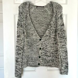 Comptoir Des Cotonniers Gray Cardigan Sweater